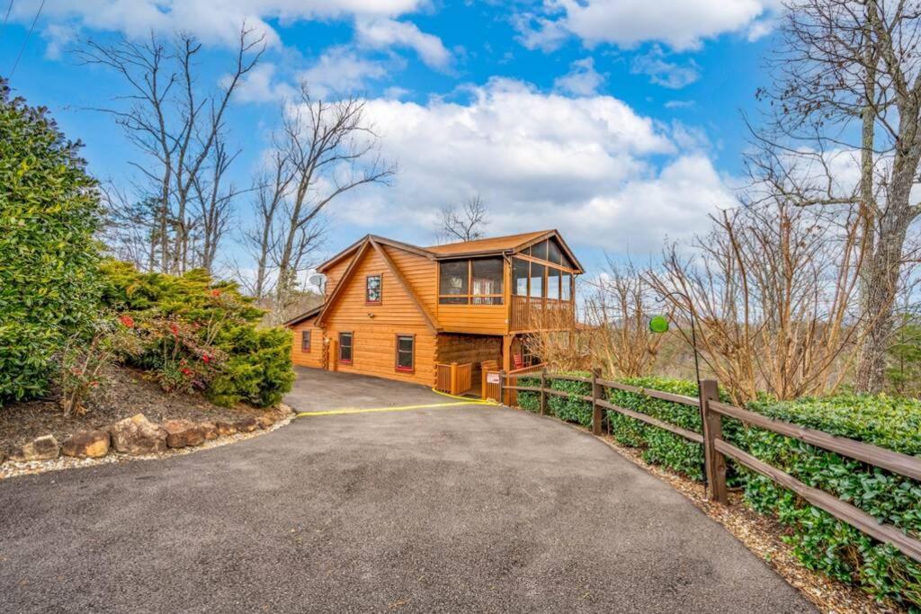 Over The Mountain - Smoky Mountain View Cabin Sevierville Exterior foto
