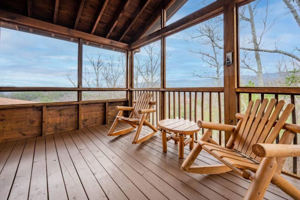 Over The Mountain - Smoky Mountain View Cabin Sevierville Exterior foto