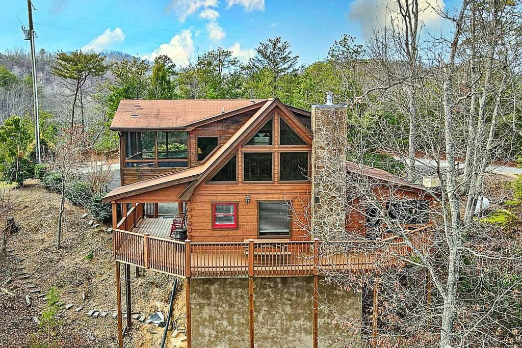 Over The Mountain - Smoky Mountain View Cabin Sevierville Exterior foto
